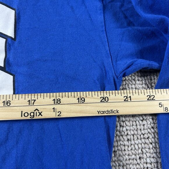 Duke Blue Devils Spell Out Graphic Shirt Men’s Large Long Sleeve University Y2K - Picture 5 of 9